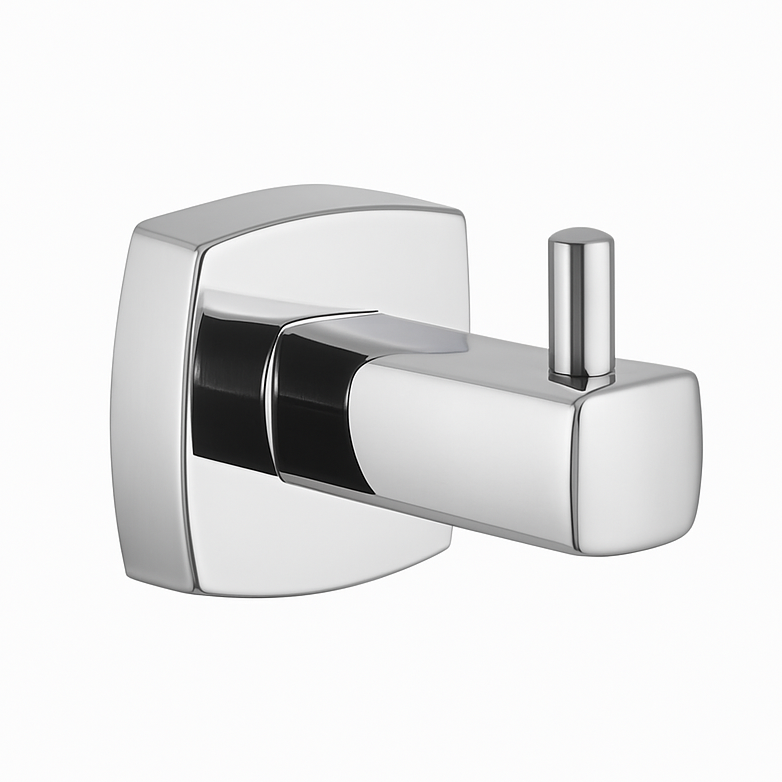 Crochet mural acier inoxydable carré