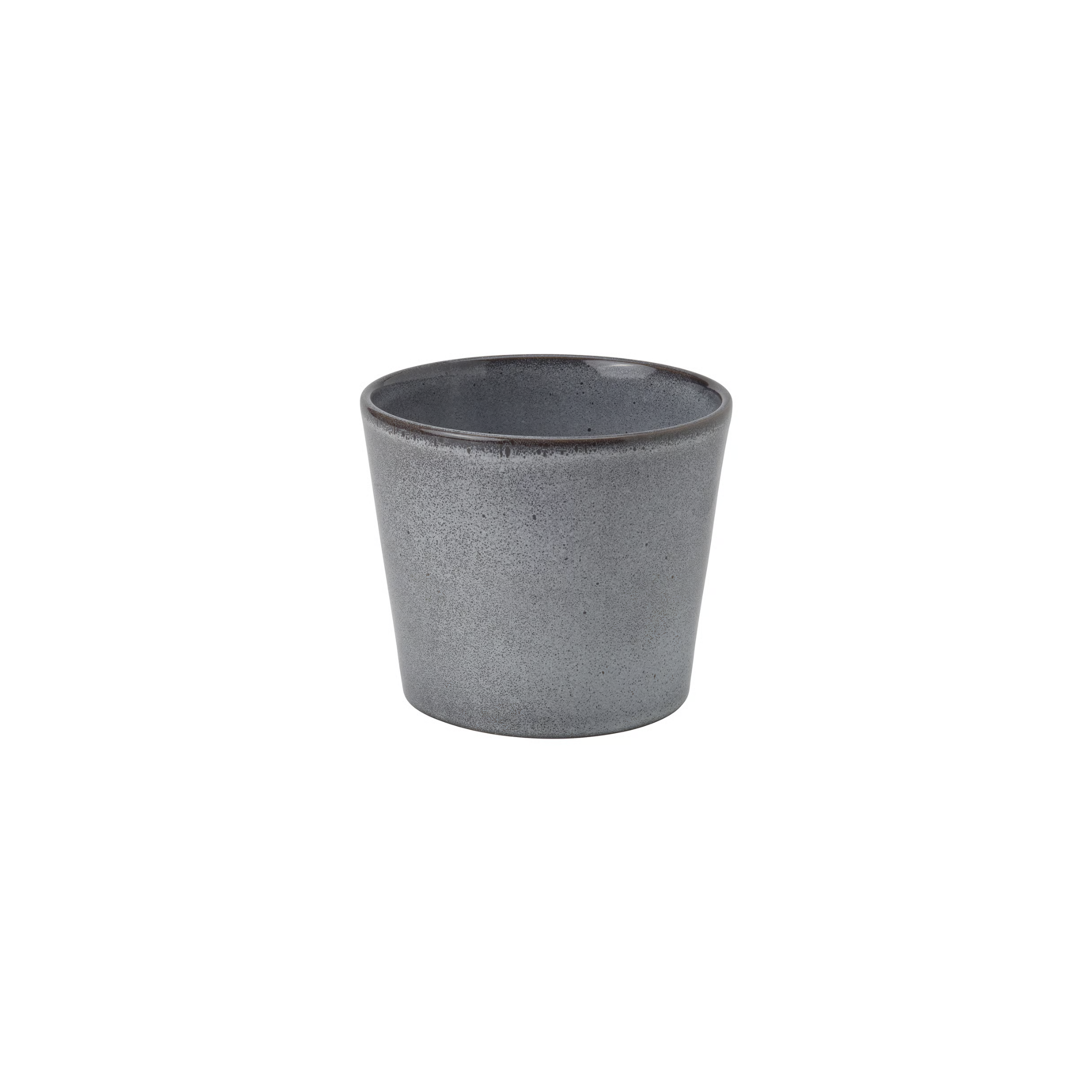 Petit pot multi-usage en céramique gris minéral 10cm