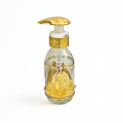 Distributeur de savon artisanal en verre et laiton doré Adrar 100ml