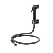 Douchette Hygiénique WC Noire – Kit Complet Mural